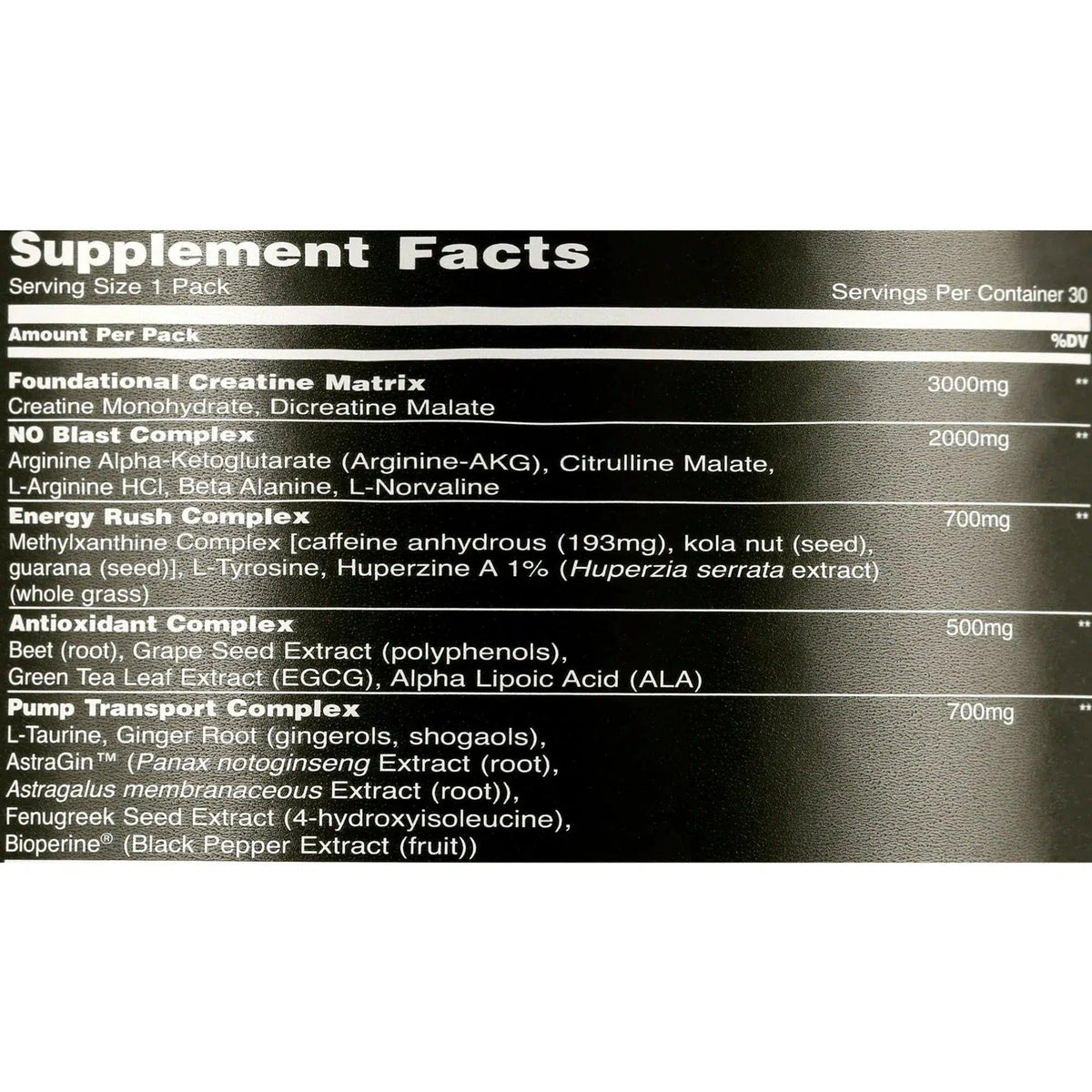 Animal Pak Pre-Workout Pump - Pill Packs