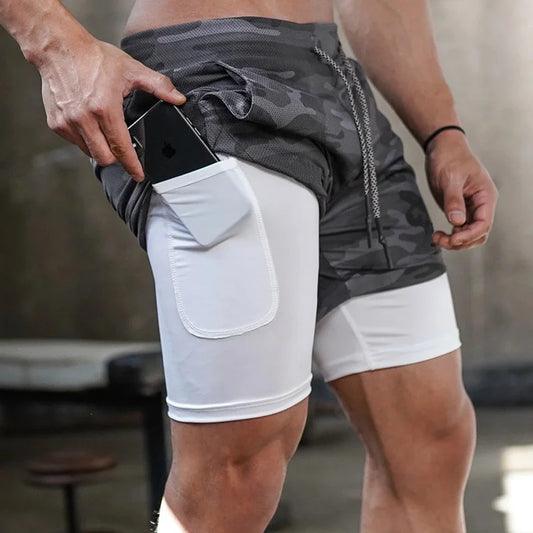 Men’s Running Shorts – Lightweight Polyester Gym & Training Shorts