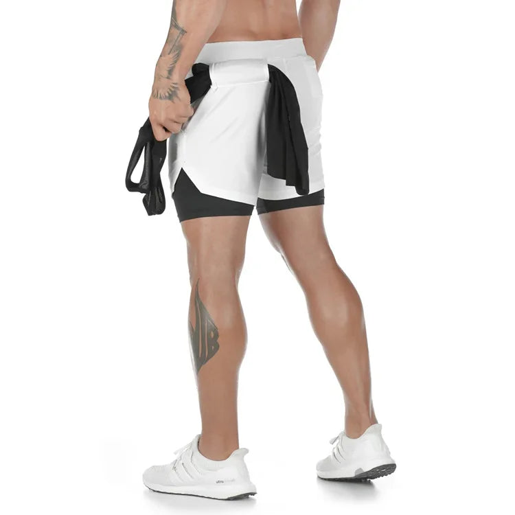Men’s Running Shorts – Lightweight Polyester Gym & Training Shorts