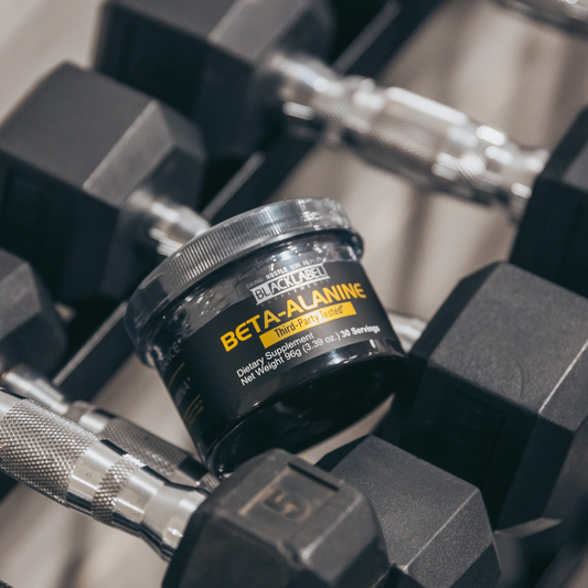 BLACKLABEL Beta-Alanine – Pure Endurance & Carnosine Booster Supplement