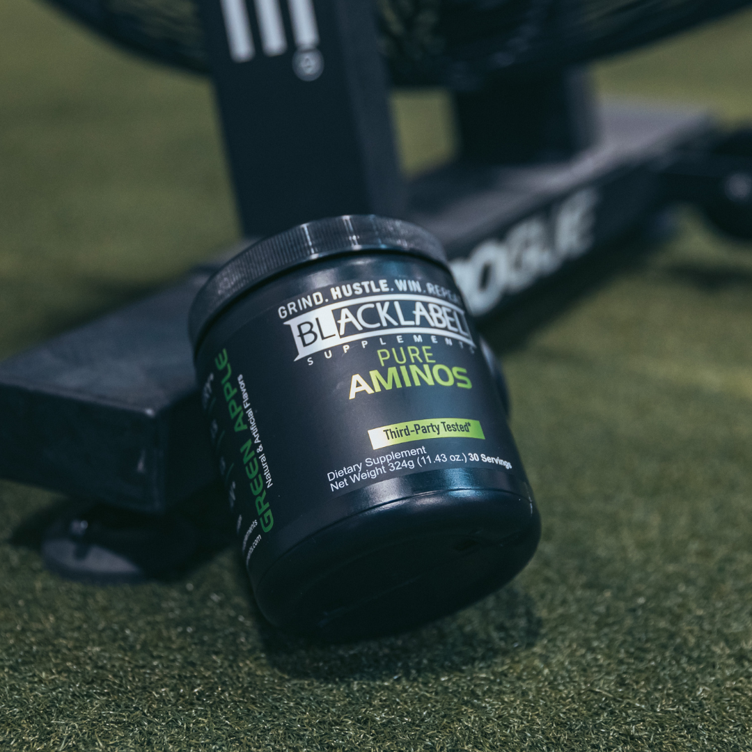 BLACKLABEL Pure Aminos – BCAA & Essential Amino Acid Recovery Supplement