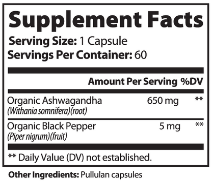 Dynamic Fitness Ashwagandha Capsules