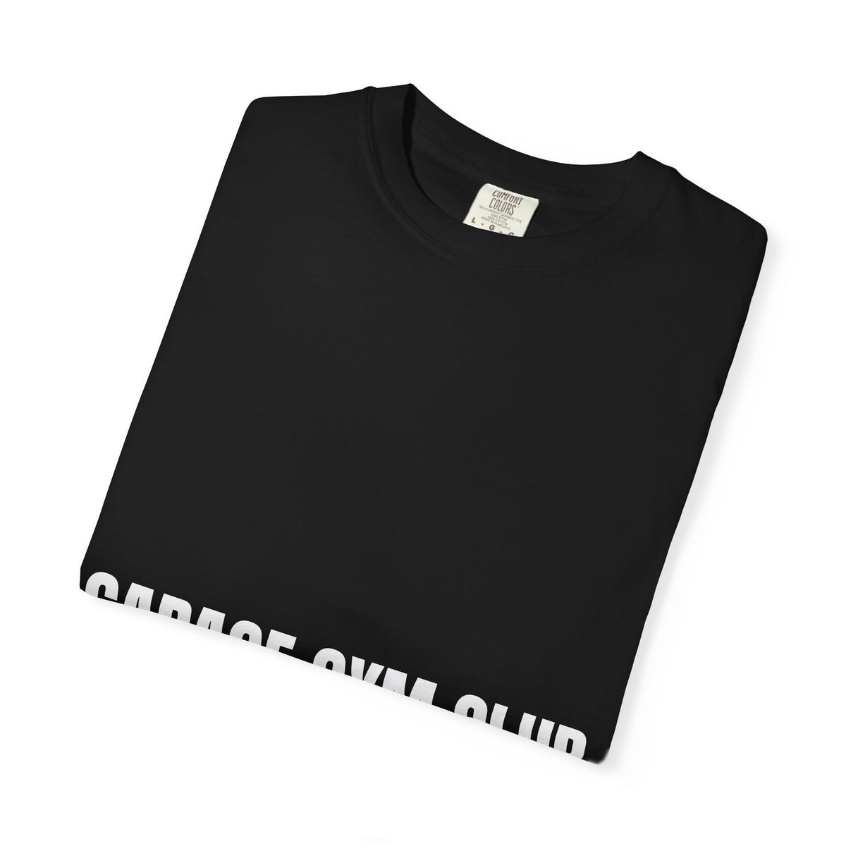 Dynamic Fitness "Garage Gym Club" Tee – Heavyweight Garment-Dyed