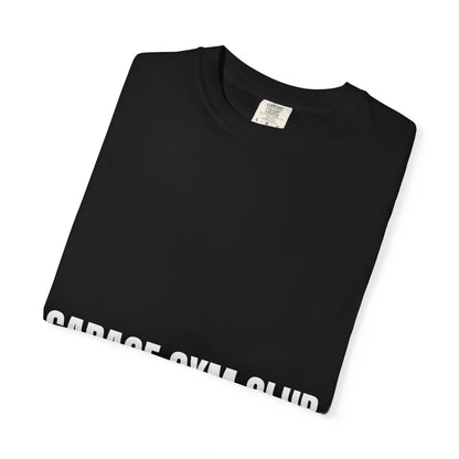 Dynamic Fitness "Garage Gym Club" Tee – Heavyweight Garment-Dyed