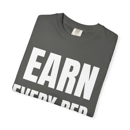 Dynamic Fitness "Earn Every Rep." Tee – Heavyweight Garment-Dyed