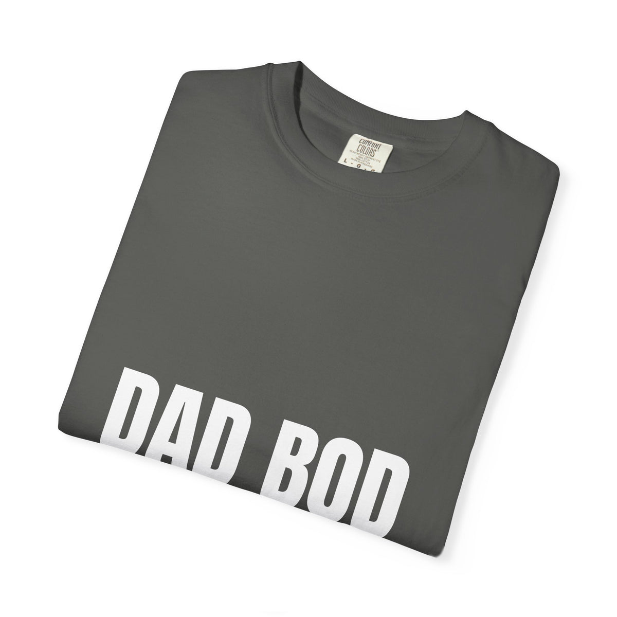 Dynamic Fitness "Dad Bod Under Construction" Tee – Heavyweight Garment-Dyed