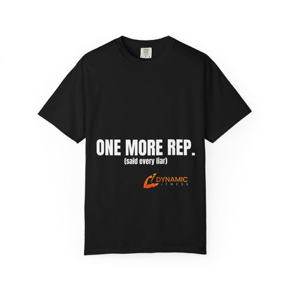 Dynamic Fitness "One More Rep." Tee – Heavyweight Garment-Dyed