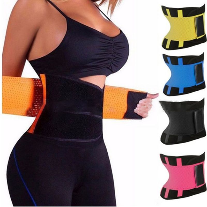 Women’s Elastic Waist Support Belt – Adjustable Neoprene Fitness Waist Wrap