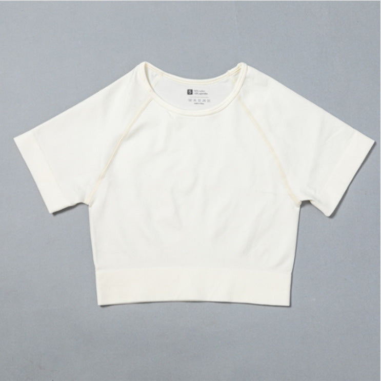 Sportswear T-Shirts Short-Sleeve Workout-Tops Fitness-Crop-Top Seamless Vital Running