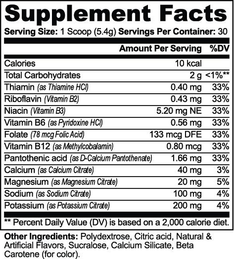Dynamic Fitness Electrolyte Hydration Powder – Peach Mango