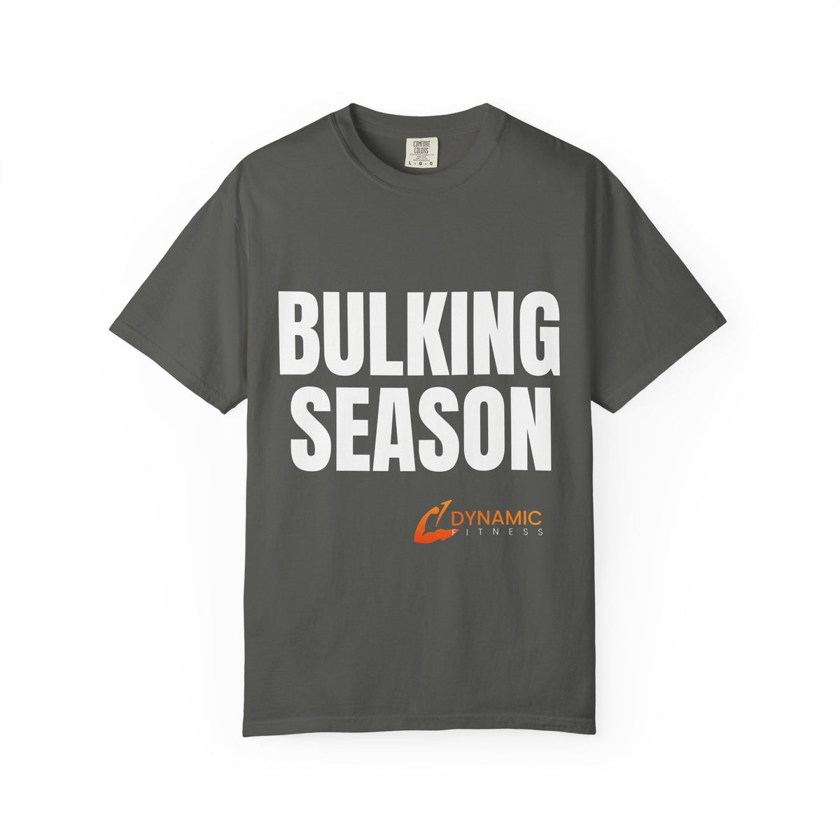 Dynamic Fitness "Bulking Season" Tee – Heavyweight Garment-Dyed