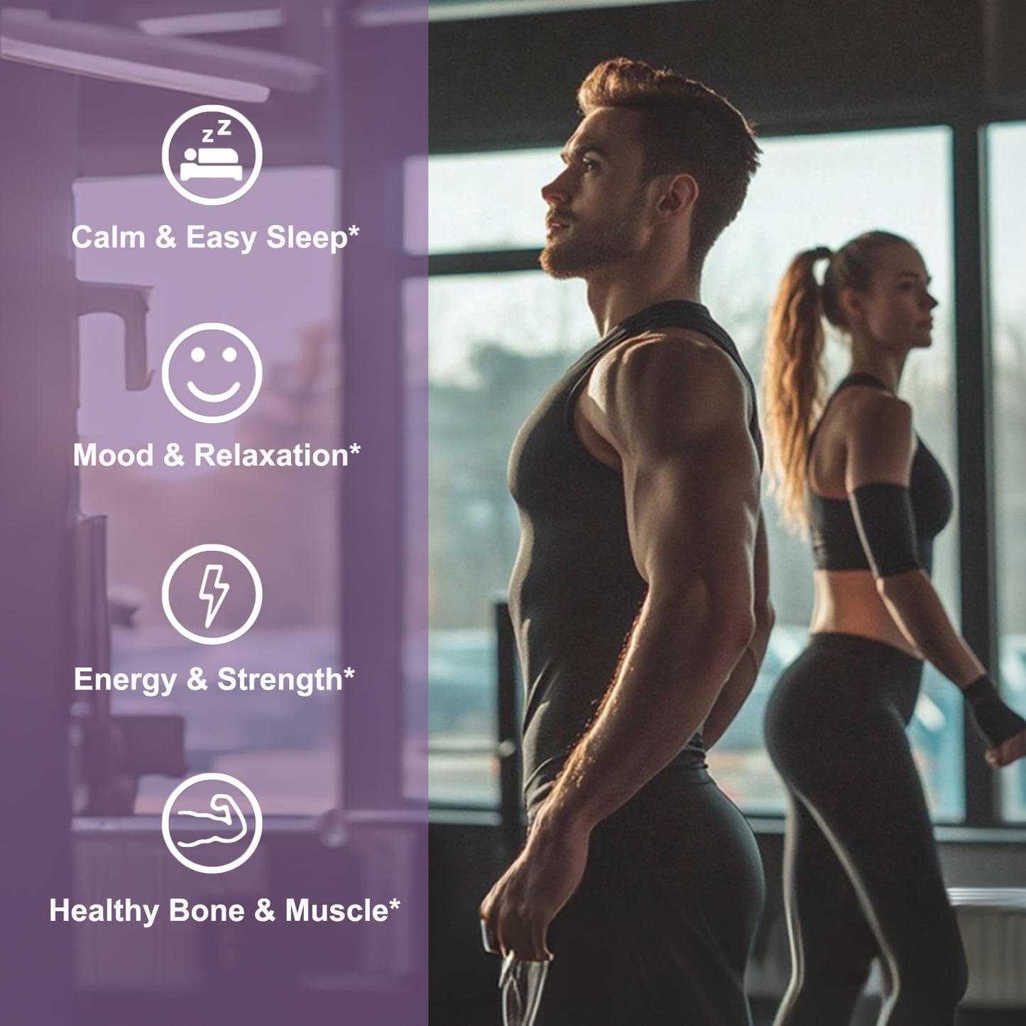 Magnesium Glycinate 1160mg With Aloe Vera, Vitamin D3 & K2 Complex - Supports Stress Relief, Sleep, Muscle, Nerve, Heart & Metabolism - Chelated Magnesium Supplement - 90 Capsules
