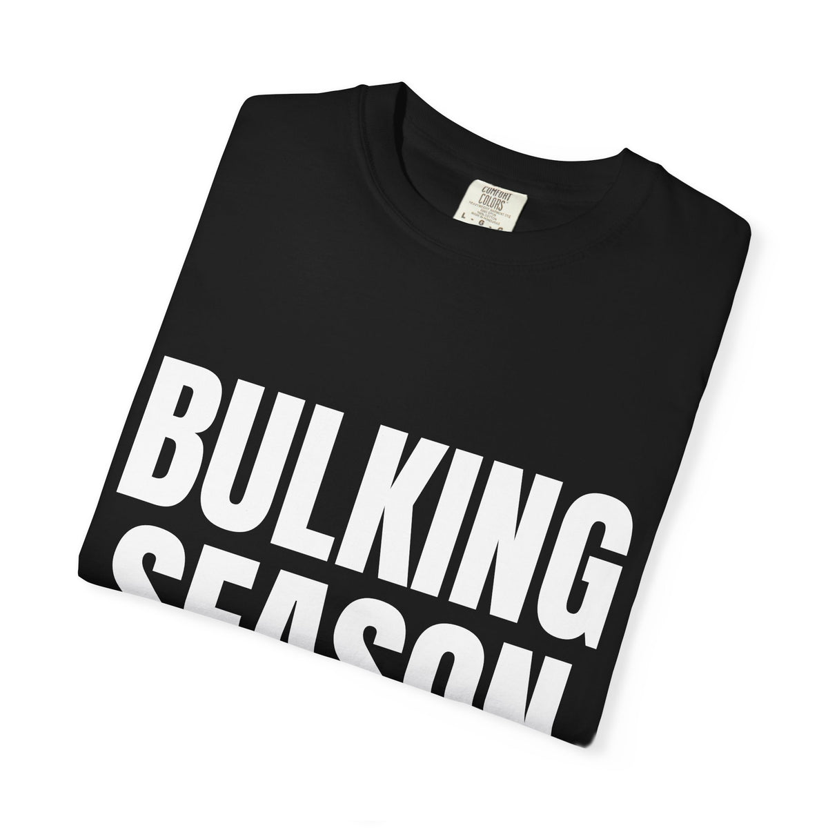 Dynamic Fitness "Bulking Season" Tee – Heavyweight Garment-Dyed