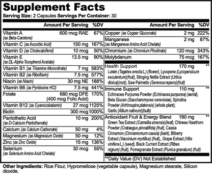 Dynamic Fitness Complete Multivitamin Capsules