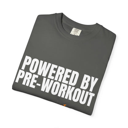 Dynamic Fitness "Powered By Pre-Workout" Tee – Heavyweight Garment-Dyed