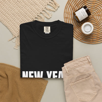 Dynamic Fitness "New Year. Same PR Chase." Tee – Heavyweight Garment-Dyed
