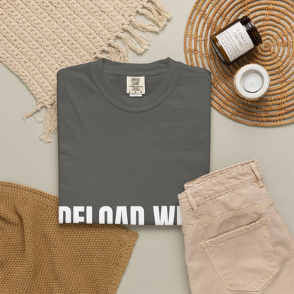 Dynamic Fitness "Deload Week Is a Myth." Tee – Heavyweight Garment-Dyed