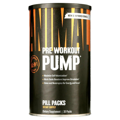 Animal Pak Pre-Workout Pump - Pill Packs