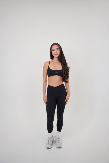 My Time Is Divine Black Cross-Back Butter Soft Bra