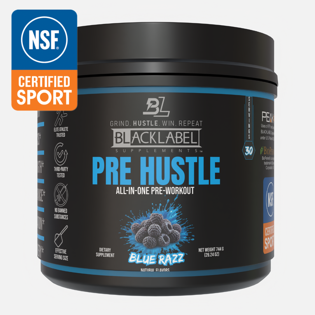 BLACKLABEL Pre Hustle V3 – High-Performance Pre-Workout Supplement for Pump & Endurance