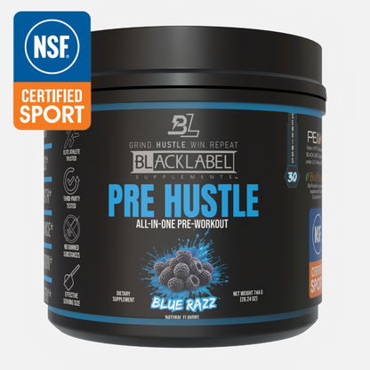 BLACKLABEL Pre Hustle V3 – High-Performance Pre-Workout Supplement for Pump & Endurance