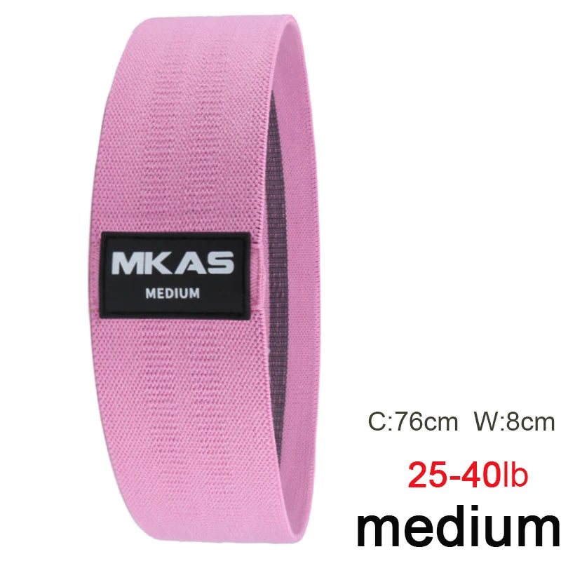 Dynamic Fitness Hip Resistance Bands Set – 3-Piece Fabric Loop Bands for Glutes, Legs & Squats