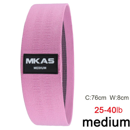 Dynamic Fitness Hip Resistance Bands Set – 3-Piece Fabric Loop Bands for Glutes, Legs & Squats