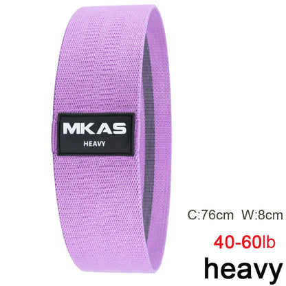 Dynamic Fitness Hip Resistance Bands Set – 3-Piece Fabric Loop Bands for Glutes, Legs & Squats