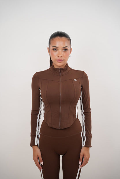 I Am Motivated Brown Jacket