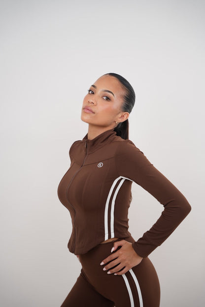 I Am Motivated Brown Jacket
