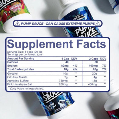 Pump Sauce Full-Spectrum Liquid Pre-Workout