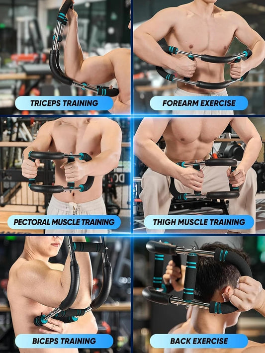 Dynamic Fitness Adjustable Chest Expander – 5-Cord Upper Body & Arm Resistance Trainer