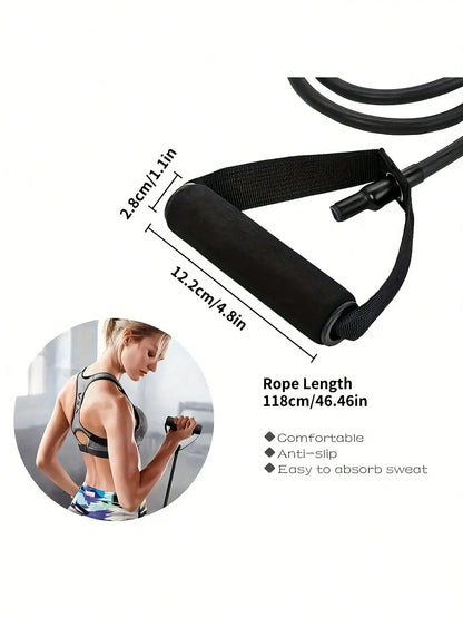 Dynamic Fitness 30LB Resistance Bands with Handles – Home Gym Strength Training Set