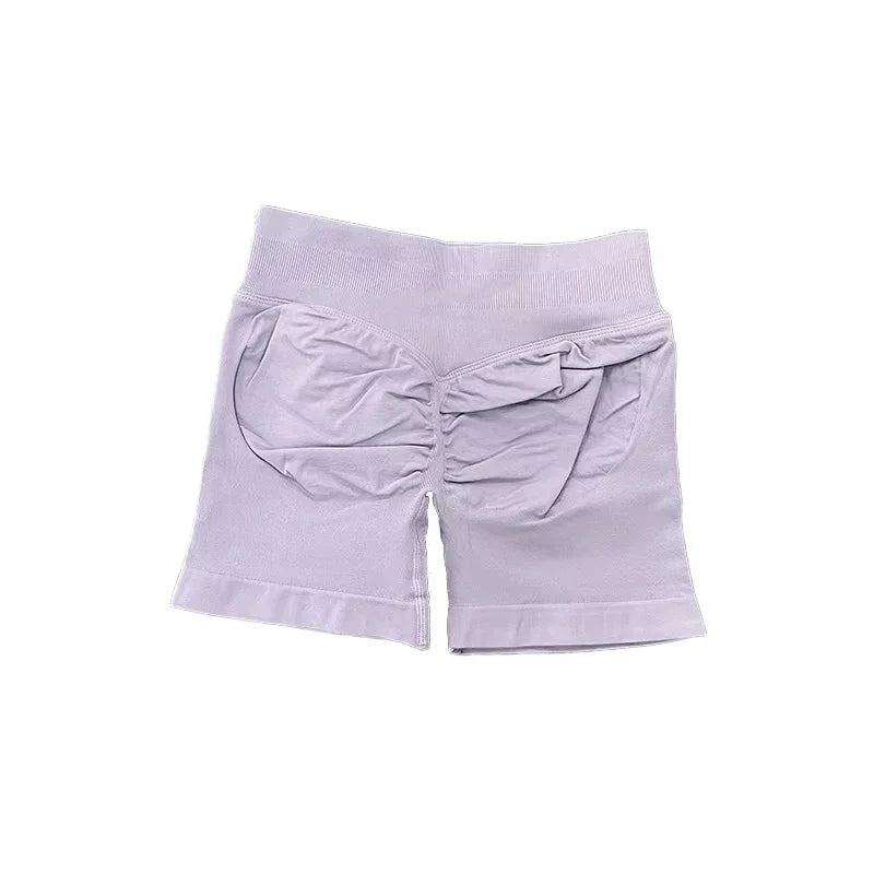 Dynamic Fitness Women's Scrunch Bum Seamless Yoga Shorts – Biker Shorts for Gym & Fitness