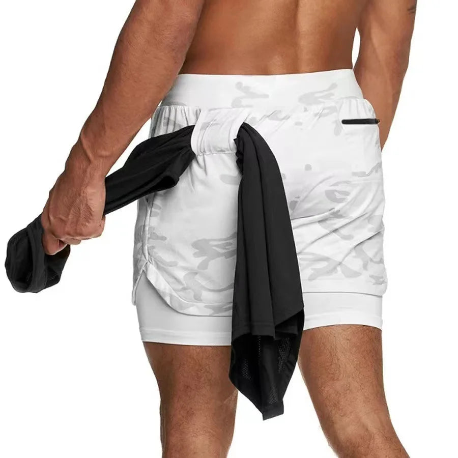 Men’s Running Shorts – Lightweight Polyester Gym & Training Shorts