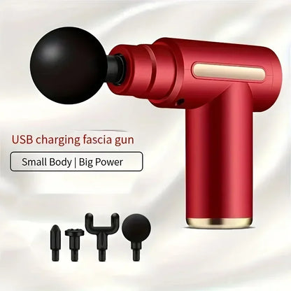Dynamic Fitness USB Mini Massage Gun – Portable Percussion Muscle Recovery Device