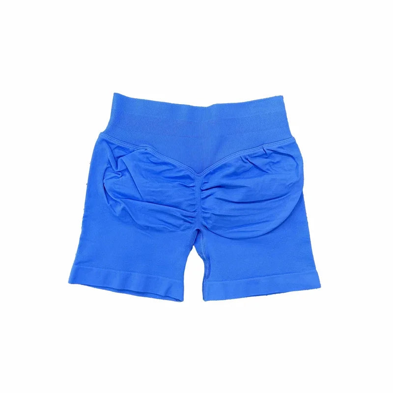 Dynamic Fitness Women's Scrunch Bum Seamless Yoga Shorts – Biker Shorts for Gym & Fitness