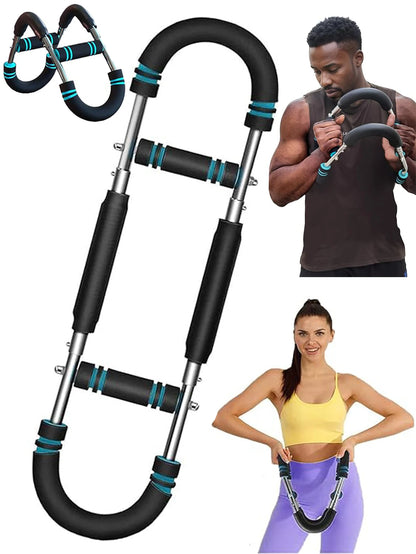 Dynamic Fitness Adjustable Chest Expander – 5-Cord Upper Body & Arm Resistance Trainer