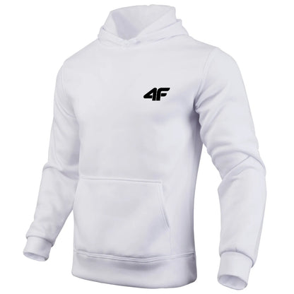 Dynamic Fitness Men's All-Season Fleece Hoodie – Casual Sports Sweatshirt for Gym & Home