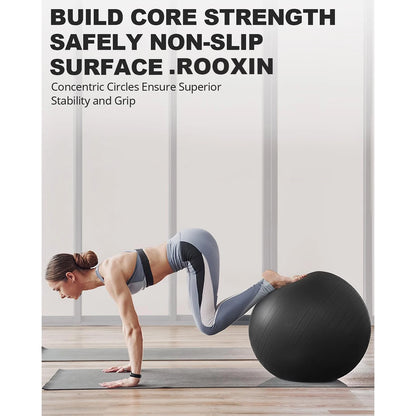 Dynamic Fitness Yoga Balance Ball – Pilates & Rehabilitation Exercise Ball 55/65/75/85cm