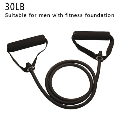 Dynamic Fitness 30LB Resistance Bands with Handles – Home Gym Strength Training Set