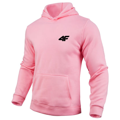 Dynamic Fitness Men's All-Season Fleece Hoodie – Casual Sports Sweatshirt for Gym & Home