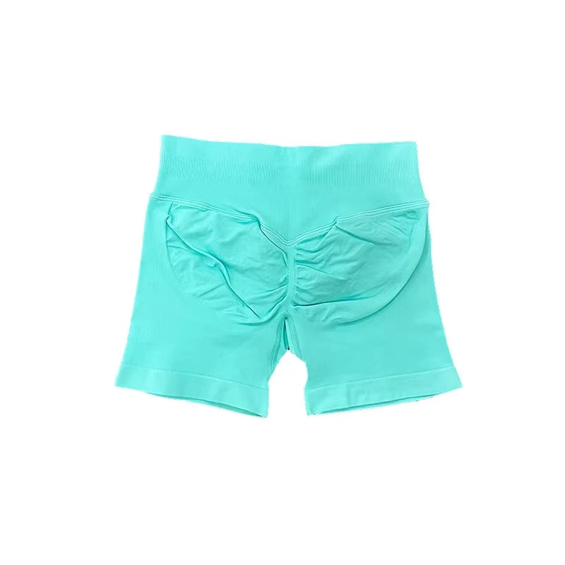 Dynamic Fitness Women's Scrunch Bum Seamless Yoga Shorts – Biker Shorts for Gym & Fitness