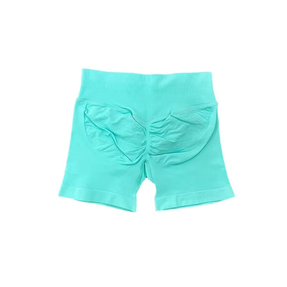 Dynamic Fitness Women's Scrunch Bum Seamless Yoga Shorts – Biker Shorts for Gym & Fitness