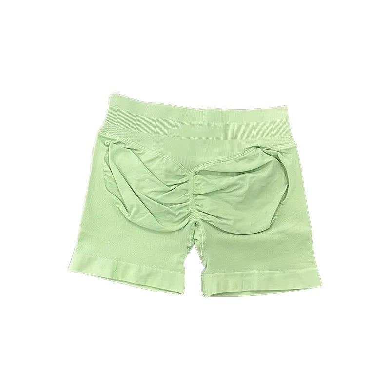Dynamic Fitness Women's Scrunch Bum Seamless Yoga Shorts – Biker Shorts for Gym & Fitness