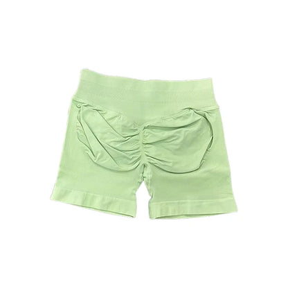 Dynamic Fitness Women's Scrunch Bum Seamless Yoga Shorts – Biker Shorts for Gym & Fitness