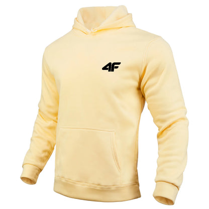 Dynamic Fitness Men's All-Season Fleece Hoodie – Casual Sports Sweatshirt for Gym & Home