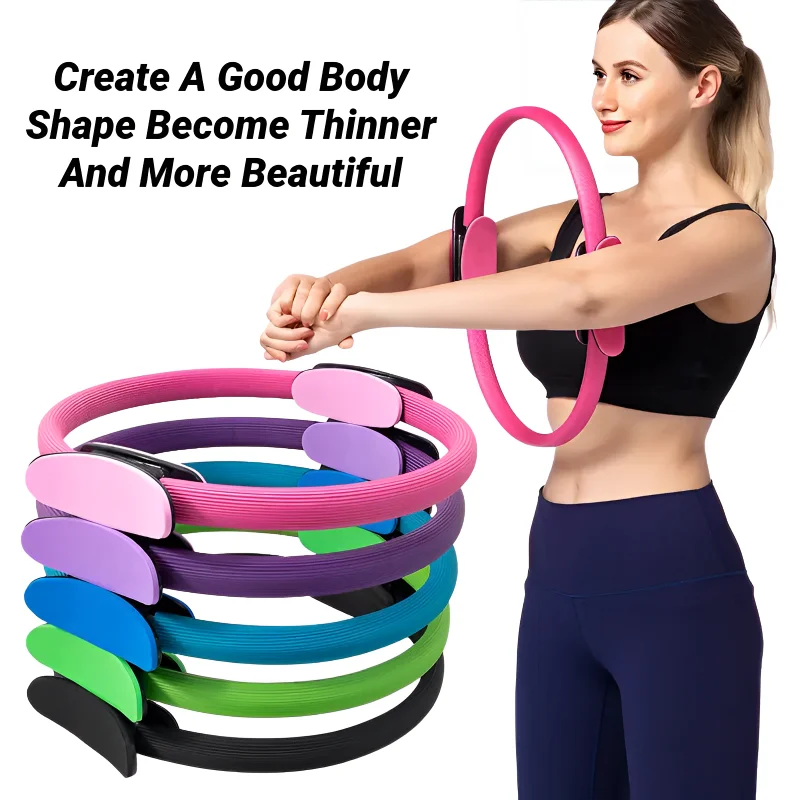Dynamic Fitness Yoga Fitness Ring – Pilates Circle for Pelvic Floor & Home Resistance Training
