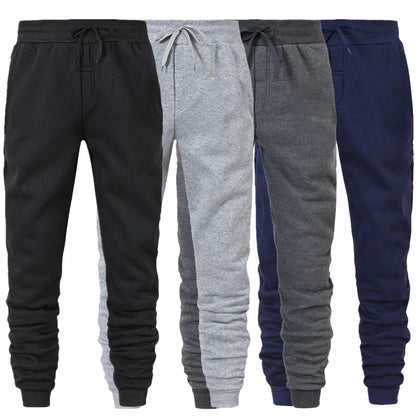 Men's Casual Sweatpants - Drawstring Joggers with Pockets Ankle-Length Track Pants Spring Autumn Knit Trousers Smart Casual S-4XL