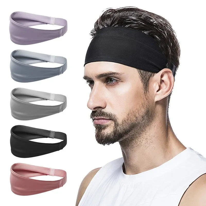 Dynamic Fitness Sports Sweatband Headband – Moisture-Wicking Workout Head Band
